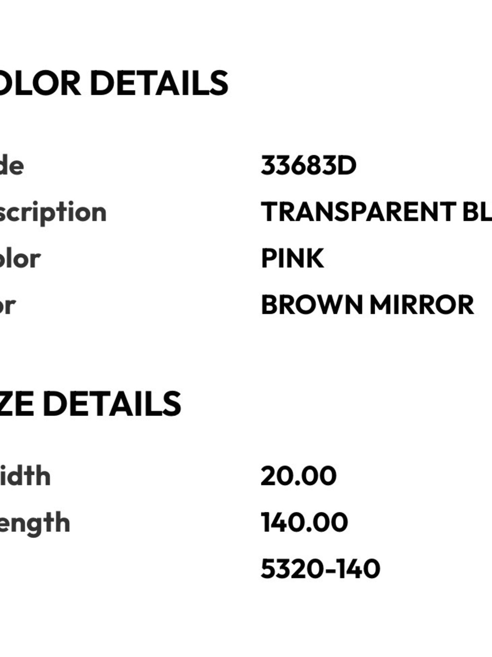 Tory Burch 6101 Pink Square Brown Mirror Sunglasses with case - Picture 11 of 12